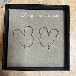 Mickey Mouse Baublebar Hoop Earrings